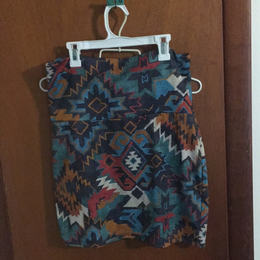 Tribal print skirt